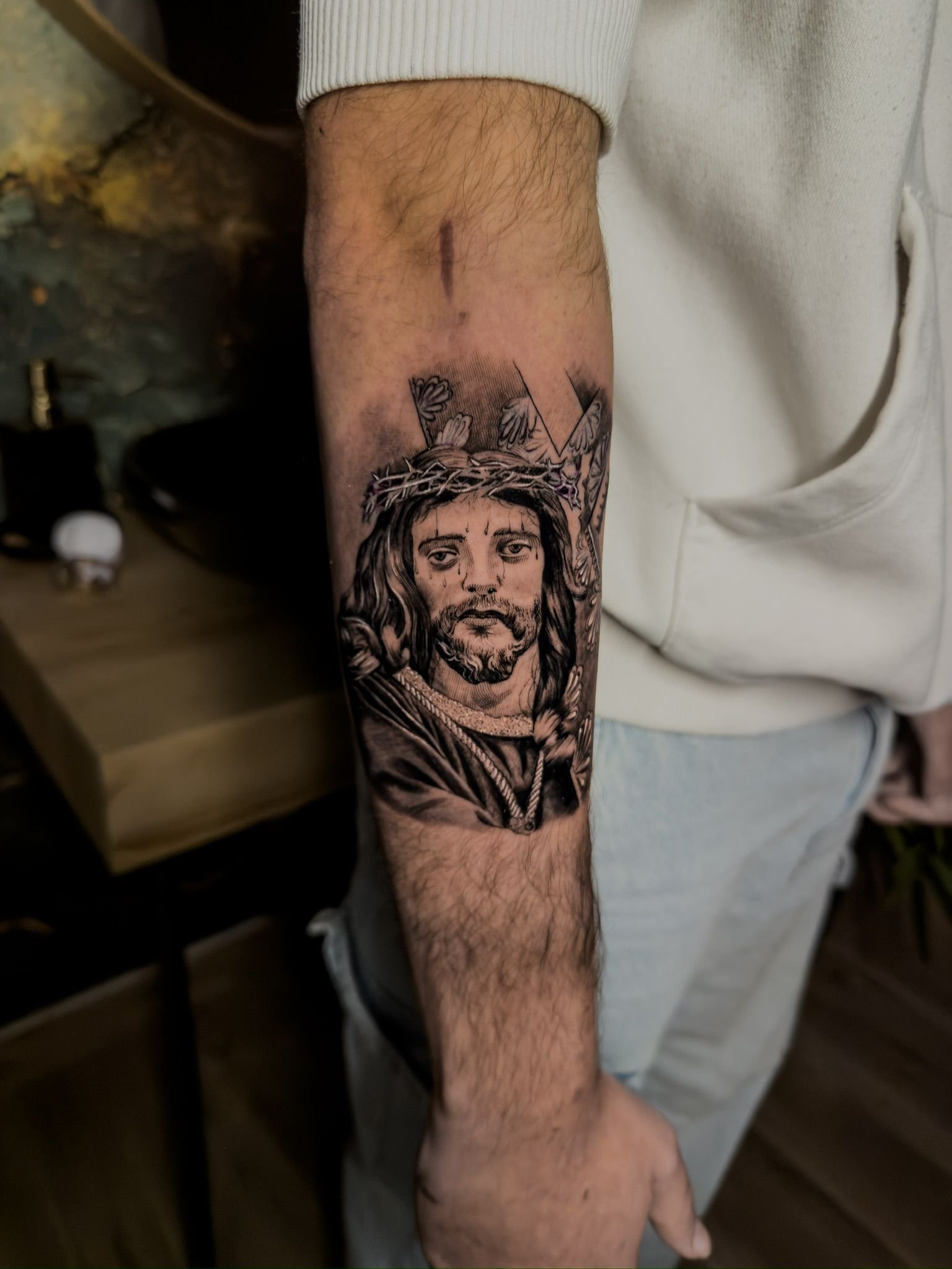Tatuaje de jesucristo